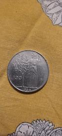 Moneta da 100 Lire del 1956