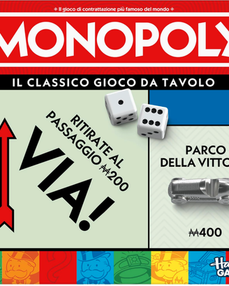 Hasbro Monopoly Mai Aperto