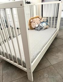 Lettino  bianco 60X120
