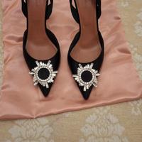 Décolleté  in raso Amina Muaddi