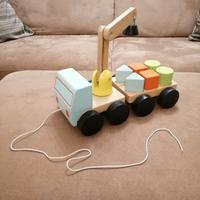 CAMION IN LEGNO CON CALAMITE IKEA