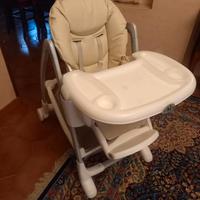 seggiolone e lettino da campeggio