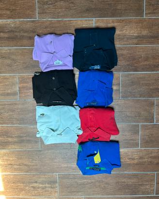 lotto 7 brand di lusso(lacoste, ralh laueren…)