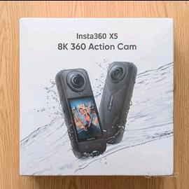 Insta360 X5 Nera 8K 360 Gradi – NUOVA SIGILLATA