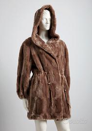 Giacca in pelliccia sintetica vintage