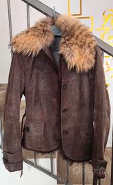 Giacca BSB Colleccio vera pelle e pelliccia