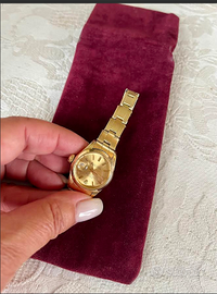 PRESTIGIOSOorologioROLEX"DATEJUST"ORO18ktVINTAGE