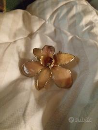 spilla La belle orchidee vintage 