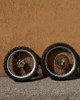 Kit cerchi enduro excel