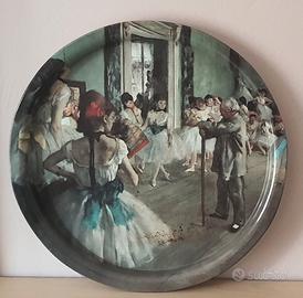 Vassoio Vintage Metallo Ballerine Degas