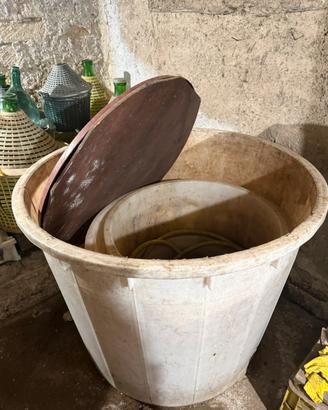 Contenitore vino mastello tino grande