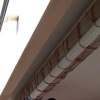 Tenda con motore elettrico lunga 4 metri