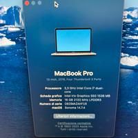 MacBook Pro Touch Bar 13" Retina i7