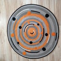 Tappeto rotondo fatto a mano 