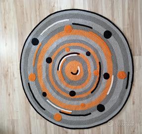 Tappeto rotondo fatto a mano 