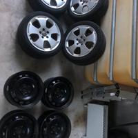 cerchi in lega 17" e ferro 16 "Audi Volkswagen 