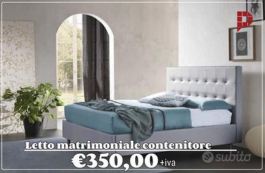 Letto matrimoniale contenitore- Colori a scelta -