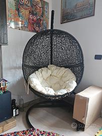 MaisonDuMonde - COCOON Poltrona sospesa +asta+base
