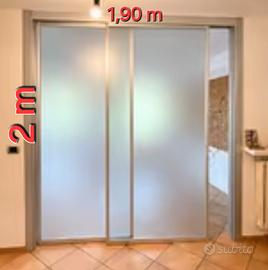 porte scorrevole vetro 