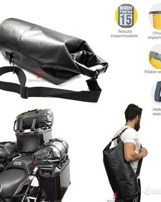 Borsa tracolla impermeabile viaggio moto bauletto