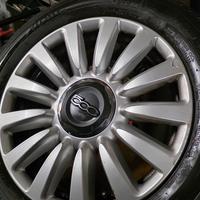 cerchi+gomme invernali fiat 500L 205/55  R16 91h