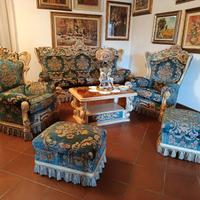 SALOTTO COMPLETO IN STILE BAROCCO SICILIANO
