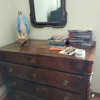 Comò cassettone metà 800 in noce