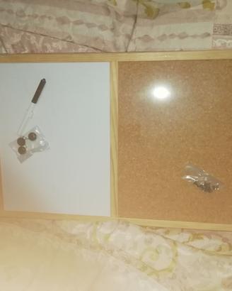 bacheca sughero e metallo