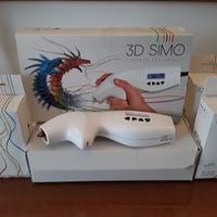 Penna 3D SIMO 3 scatole vari filamenti. Come nuova