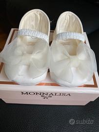 Scarpe eleganti battesimo num 18 bambina Monnalisa