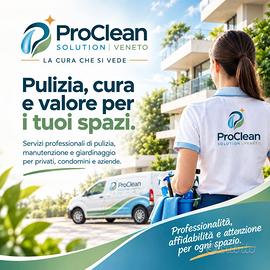 Servizi di pulizie professionali