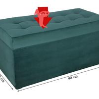 Pouf  moderno tessuto vellutato