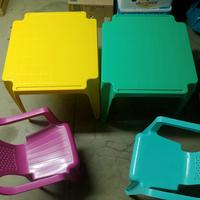 tavoli e sedie per bambini