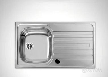 lavello cucina acciaio vasca a dx