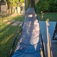 Poltrona sospesa da giardino