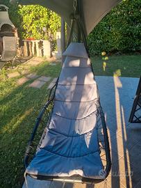 Poltrona sospesa da giardino