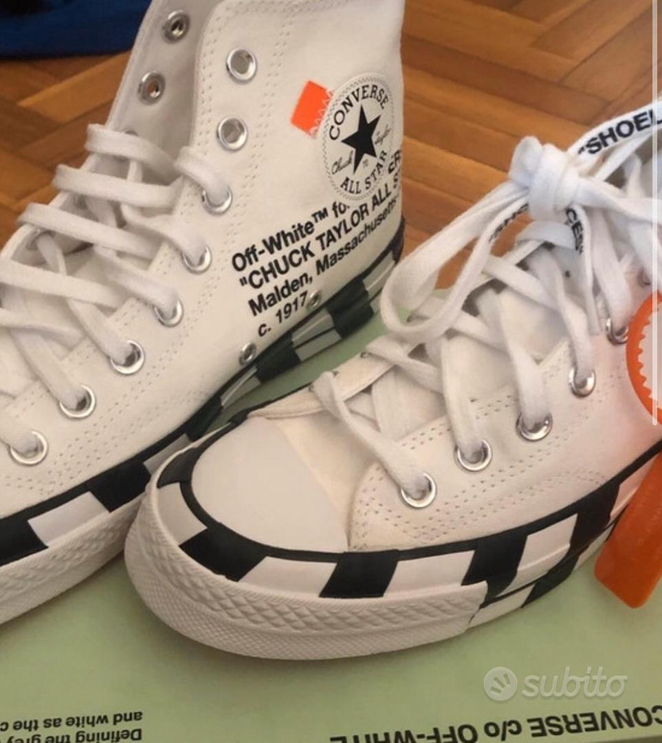 Converse x on sale off white subito.it