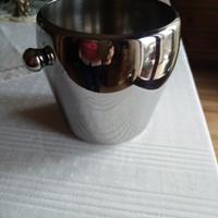 Coppia di secchielli acciaio portaghiaccio