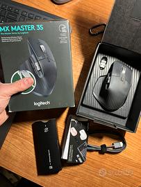Mx master 3s mouse logitech + custodia