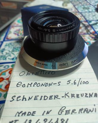 OBIETTIVO SCHNEID KREUNZ. COMP. S 5.6/ 100mm  (11)