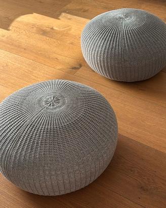 Pouf grigio ikea