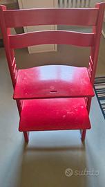 Sedia Stokke rossa