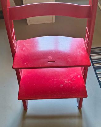 Sedia Stokke rossa