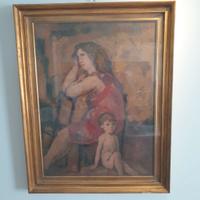 Quadro Mario Castellani, olio su tela 1972