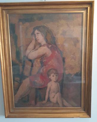 Quadro Mario Castellani, olio su tela 1972