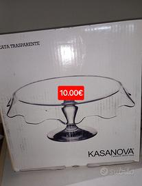 Alzata in vetro per torta