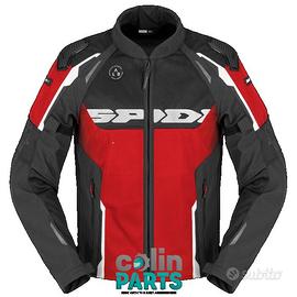 Giacca moto in tessuto Uomo RACE WARRIOR 2 NET RED