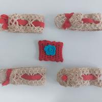 5 Portatovaglioli all’uncinetto