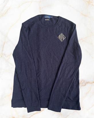 Maglione Polo Ralph Lauren M Uomo Cashmere Blu