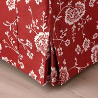 Fodera Virestad (rosso) per poggiapiedi Ektorp